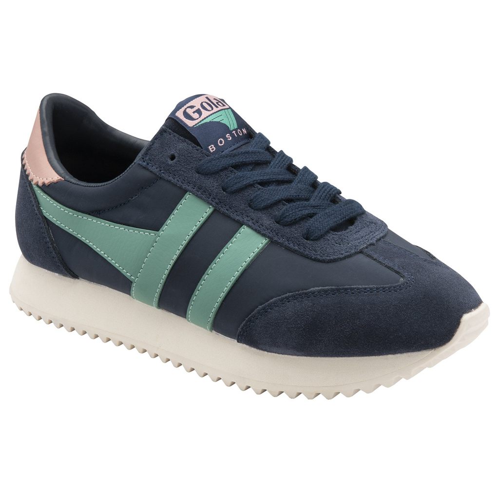 Gola Classics Boston '78 Sneakers Azul Marinho Verdes Coral Rosa Portugal | RXCA91583