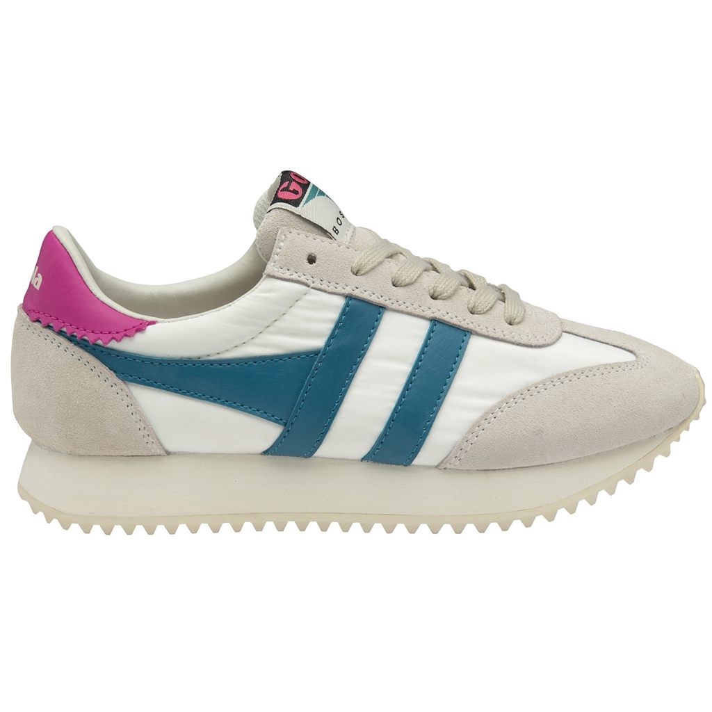 Gola Classics Boston '78 Sneakers Branco Fucsia Portugal | LQPZ41386