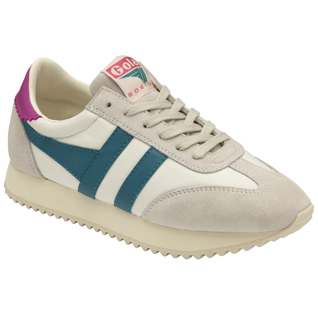 Gola Classics Boston '78 Sneakers Branco Fucsia Portugal | LQPZ41386