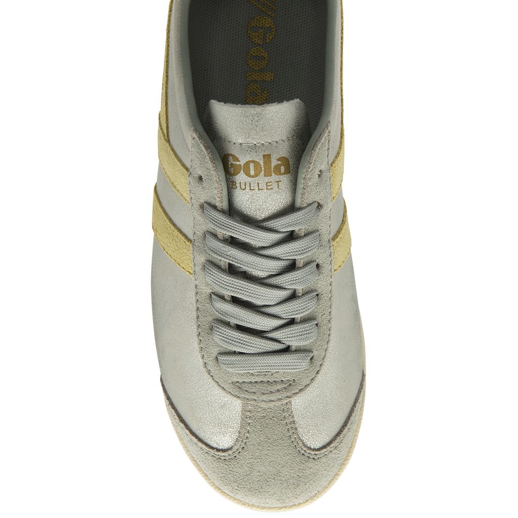 Gola Classics Bullet Blaze Sneakers Prateadas Limão Lavanda Portugal | SWTE15286
