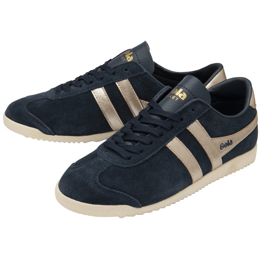 Gola Classics Bullet Flame Sneakers Azul Marinho Rosa Douradas Portugal | TDMP39168