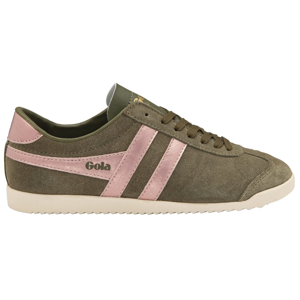 Gola Classics Bullet Flame Sneakers Caqui Rosa Portugal | LHNP70153
