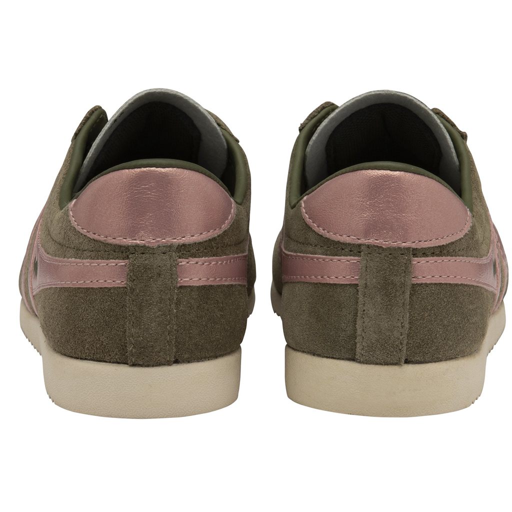 Gola Classics Bullet Flame Sneakers Caqui Rosa Portugal | LHNP70153