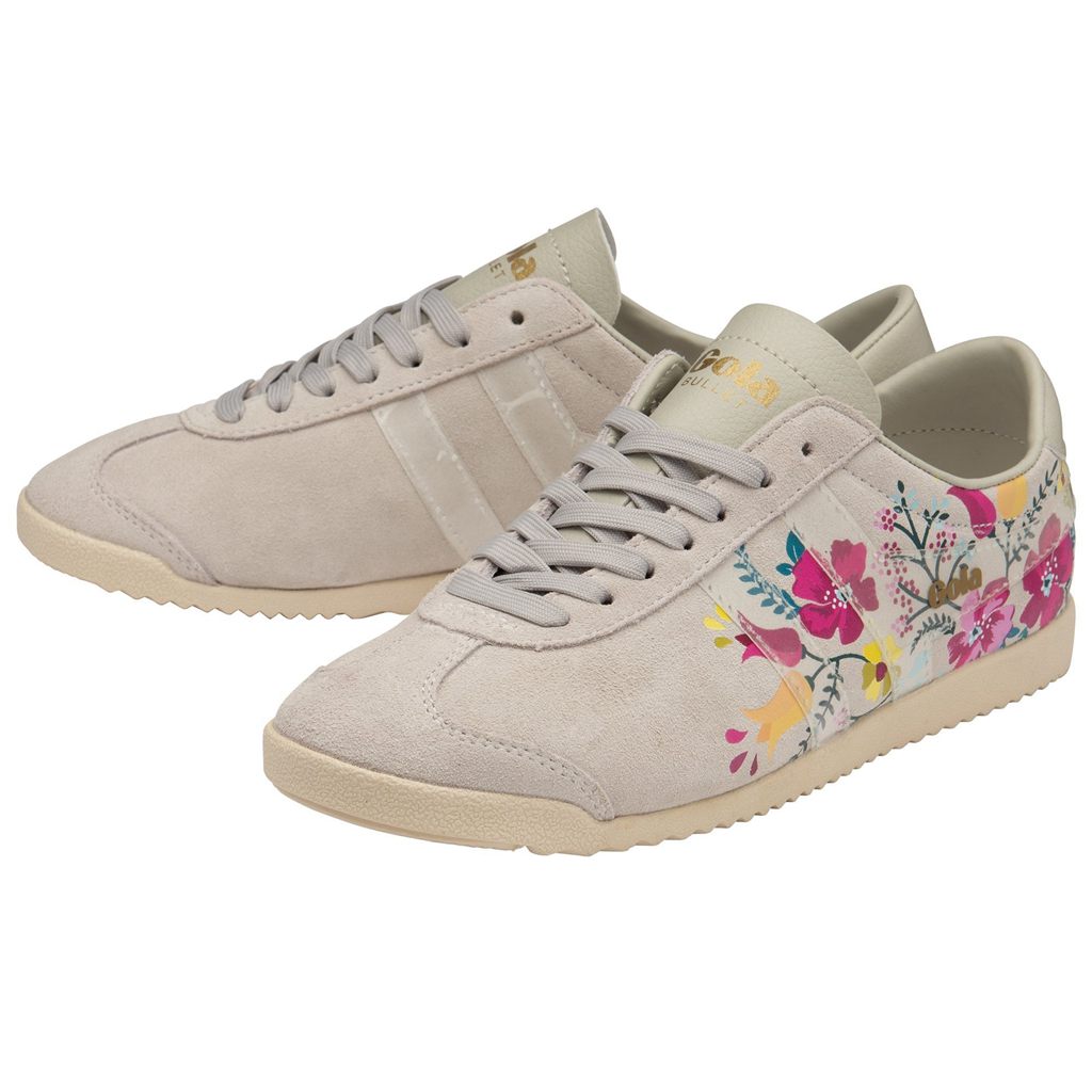 Gola Classics Bullet Floral Sneakers Branco Portugal | XLFZ18564