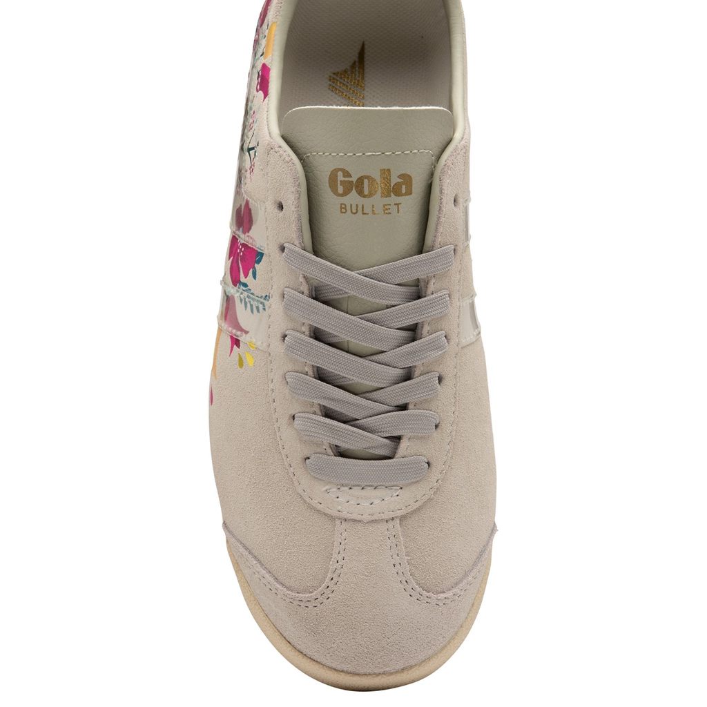 Gola Classics Bullet Floral Sneakers Branco Portugal | XLFZ18564
