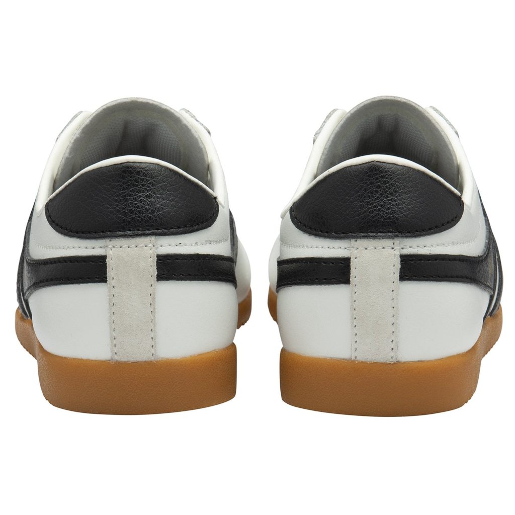 Gola Classics Bullet Leather Sneakers Branco Pretas Portugal | NGLK92164