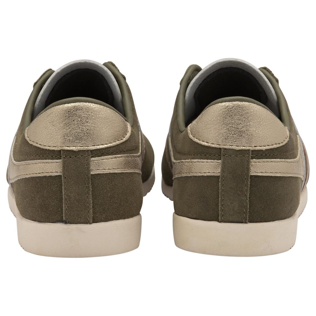 Gola Classics Bullet Mirror Trident Sneakers Caqui Prateadas Douradas Portugal | VONE94602