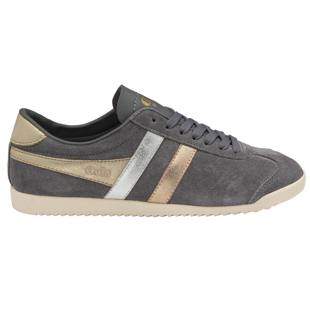 Gola Classics Bullet Mirror Trident Sneakers Prateadas Douradas Portugal | MQYP71089