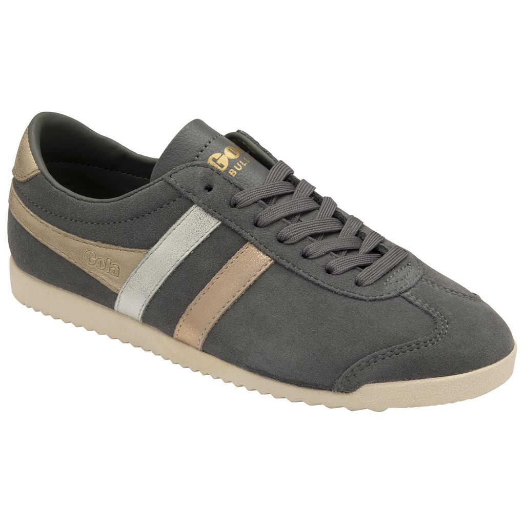 Gola Classics Bullet Mirror Trident Sneakers Prateadas Douradas Portugal | MQYP71089