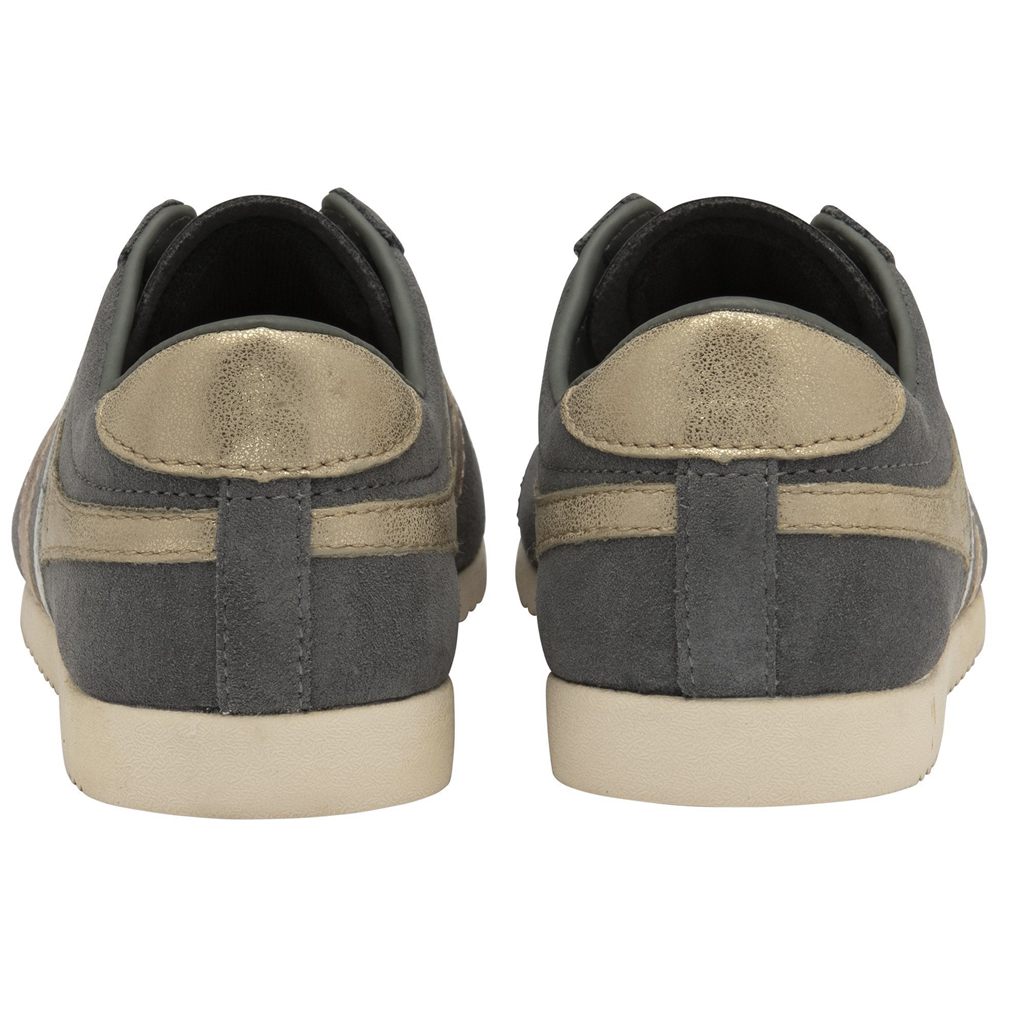 Gola Classics Bullet Mirror Trident Sneakers Prateadas Douradas Portugal | MQYP71089