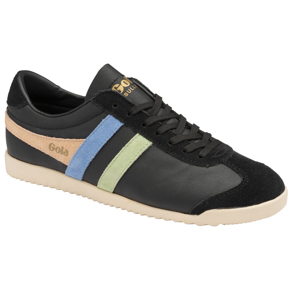Gola Classics Bullet Trident Sneakers Pretas Verdes Azuis Portugal | QPUL65920