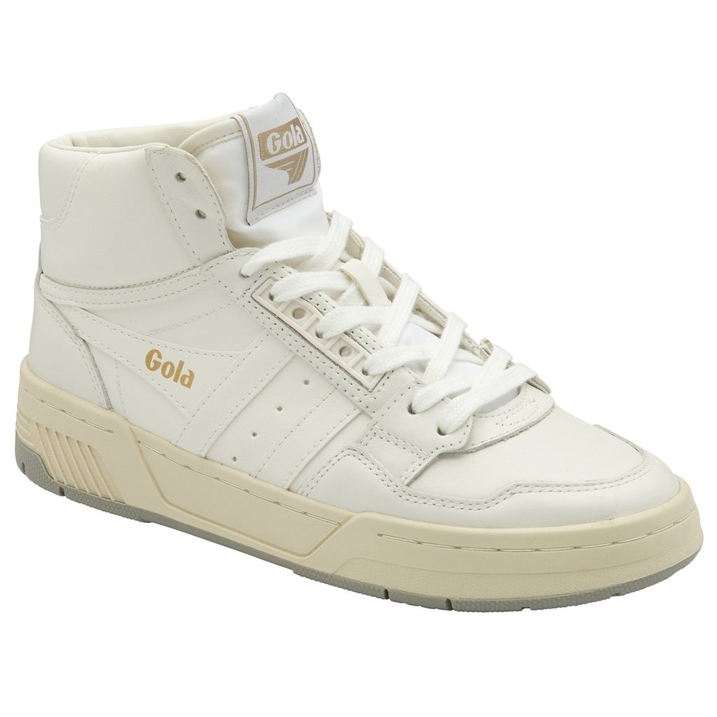 Gola Classics Challenge High Sneakers Branco Branco Portugal | EBOI47612