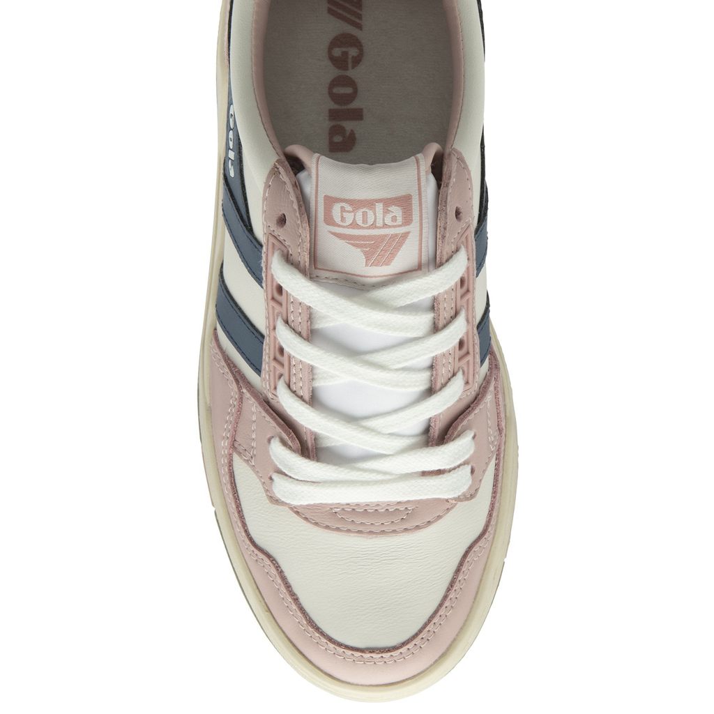 Gola Classics Challenge Sneakers Branco Rosa Portugal | IQZH53049