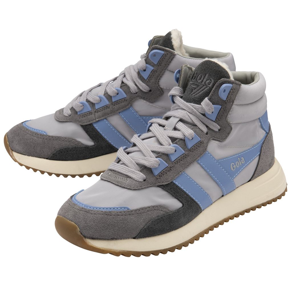 Gola Classics Chicago High Sneakers Luz Cinzentas Azuis Azuis Portugal | SJLE12647
