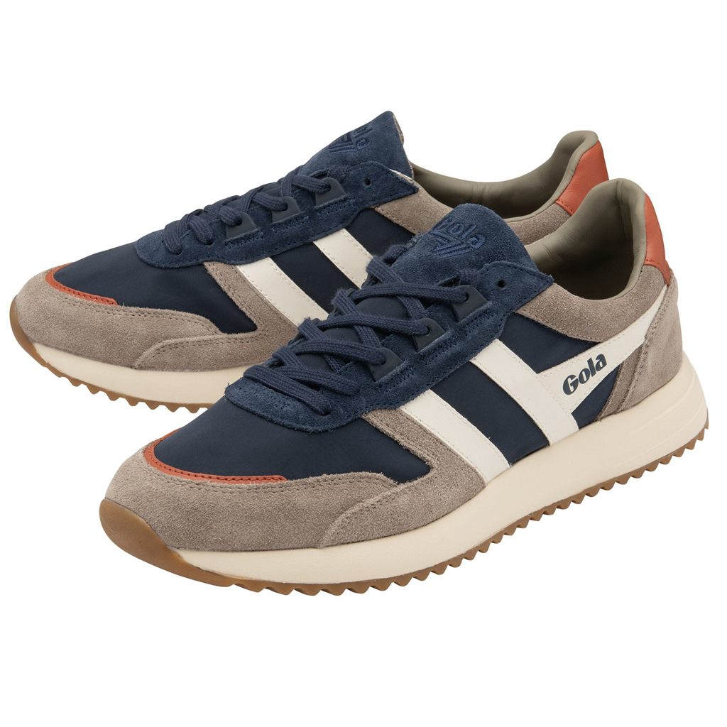 Gola Classics Chicago Sneakers Azul Marinho Branco Portugal | VNSJ59271