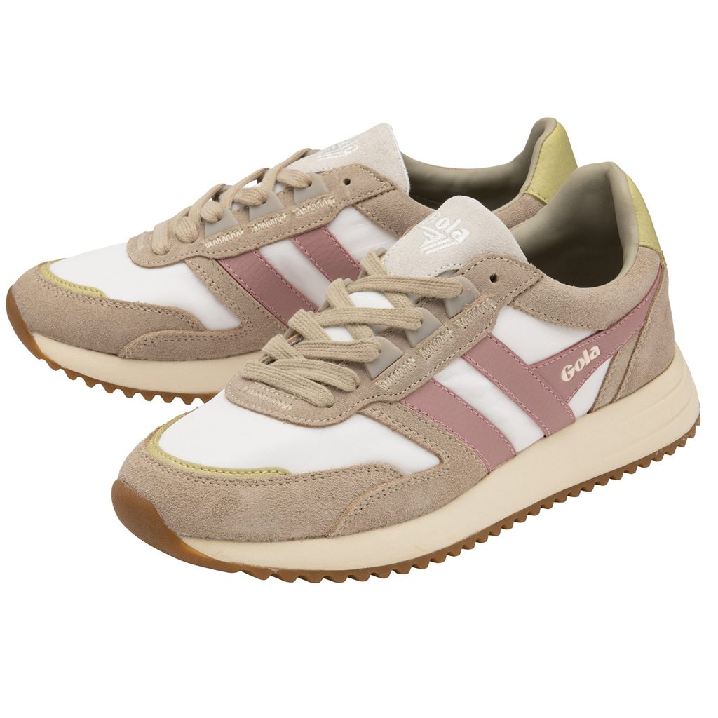 Gola Classics Chicago Sneakers Branco Cinzentas Rosa Portugal | PGJW36021