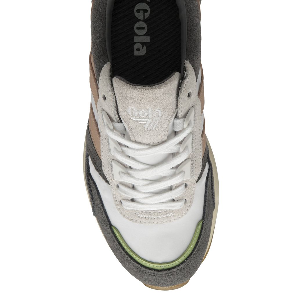 Gola Classics Chicago Sneakers Branco Rosa Verdes Portugal | JRQE16432