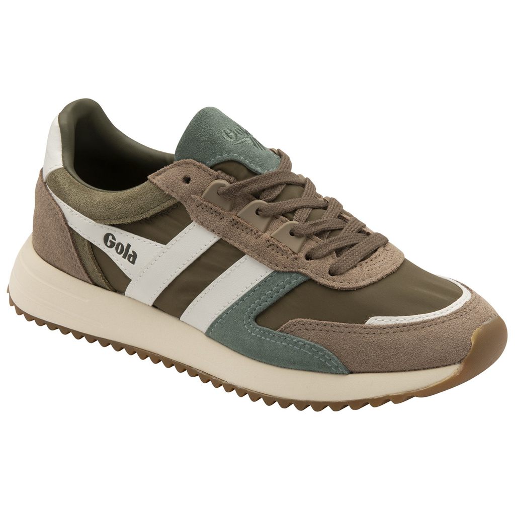 Gola Classics Chicago Sneakers Caqui Branco Portugal | VGMR09654