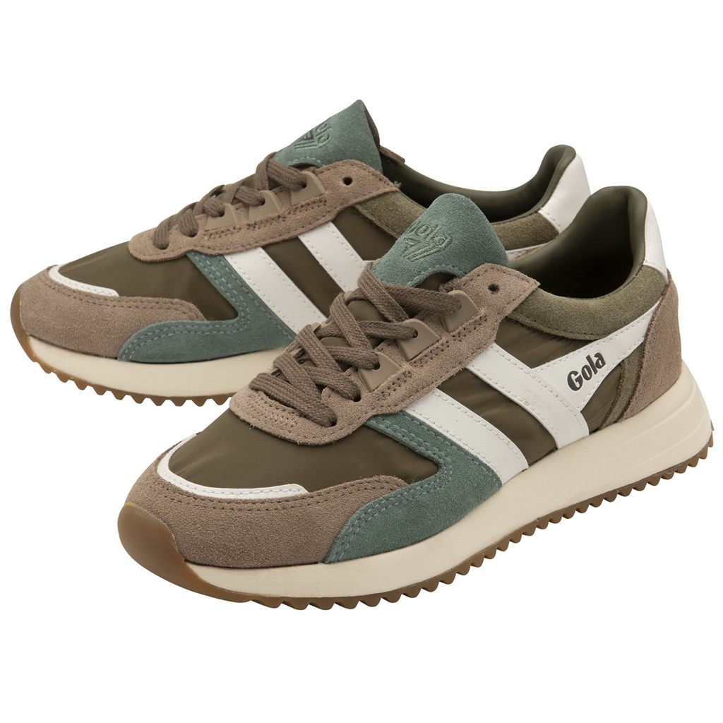Gola Classics Chicago Sneakers Caqui Branco Portugal | VGMR09654