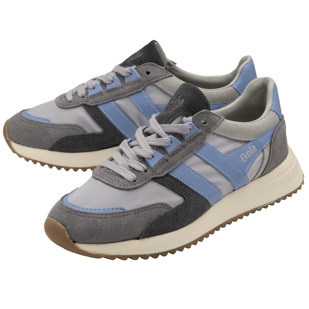 Gola Classics Chicago Sneakers Luz Cinzentas Azuis Azuis Portugal | OHYC80542