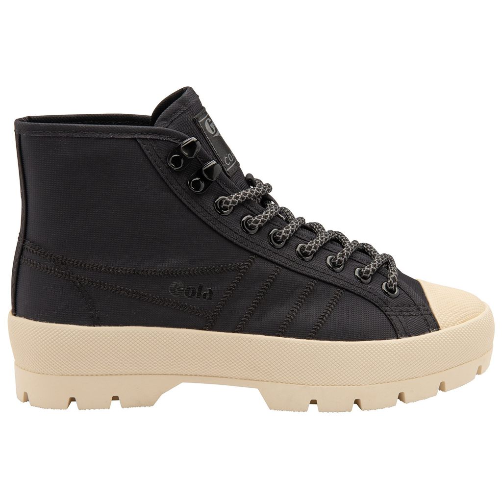 Gola Classics Coaster Peak High Hiker Sneakers Pretas Branco Portugal | CAHT78261