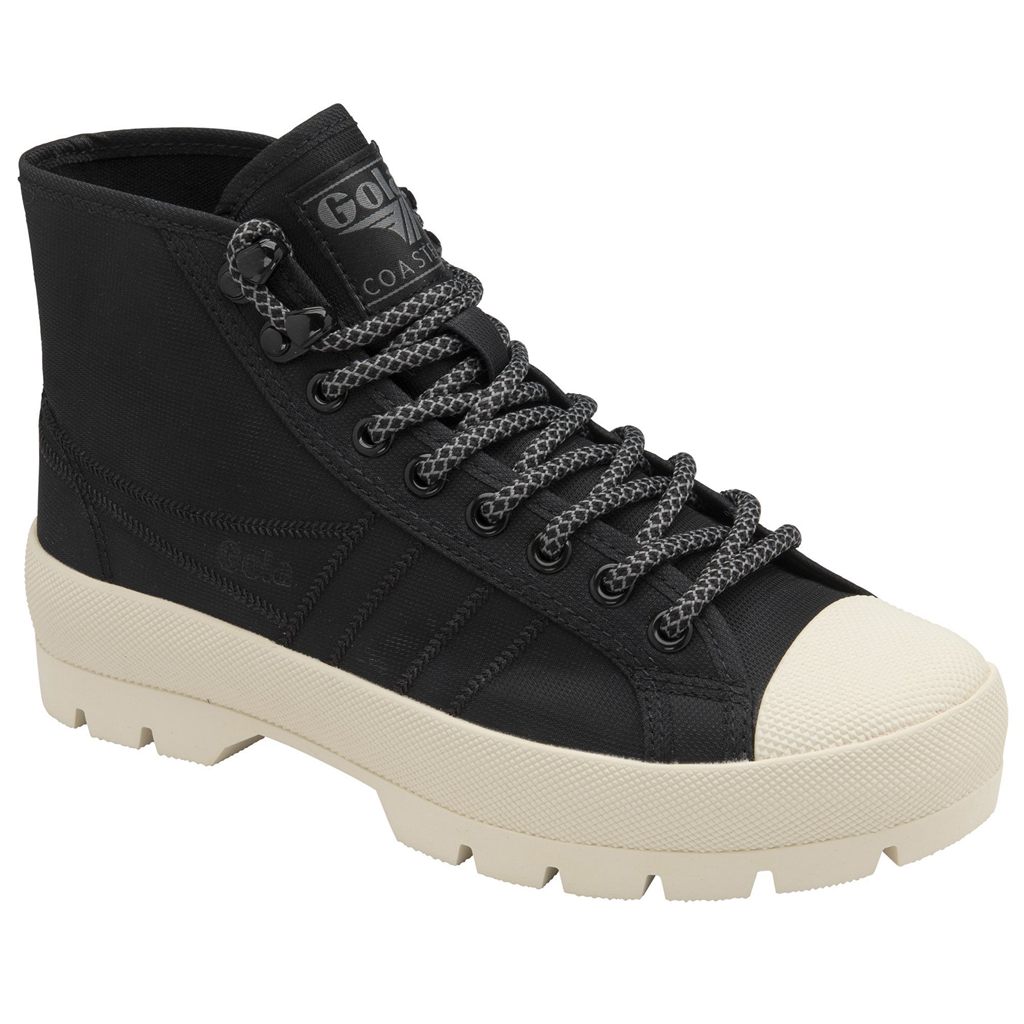 Gola Classics Coaster Peak High Hiker Sneakers Pretas Branco Portugal | CAHT78261
