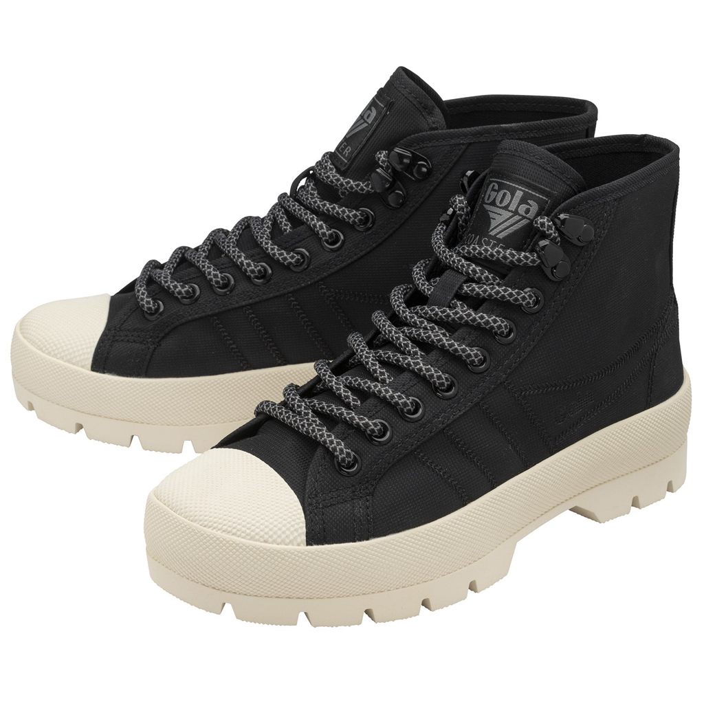 Gola Classics Coaster Peak High Hiker Sneakers Pretas Branco Portugal | CAHT78261