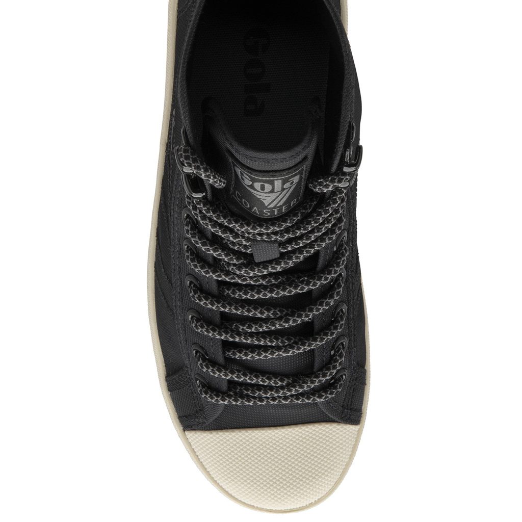 Gola Classics Coaster Peak High Hiker Sneakers Pretas Branco Portugal | CAHT78261