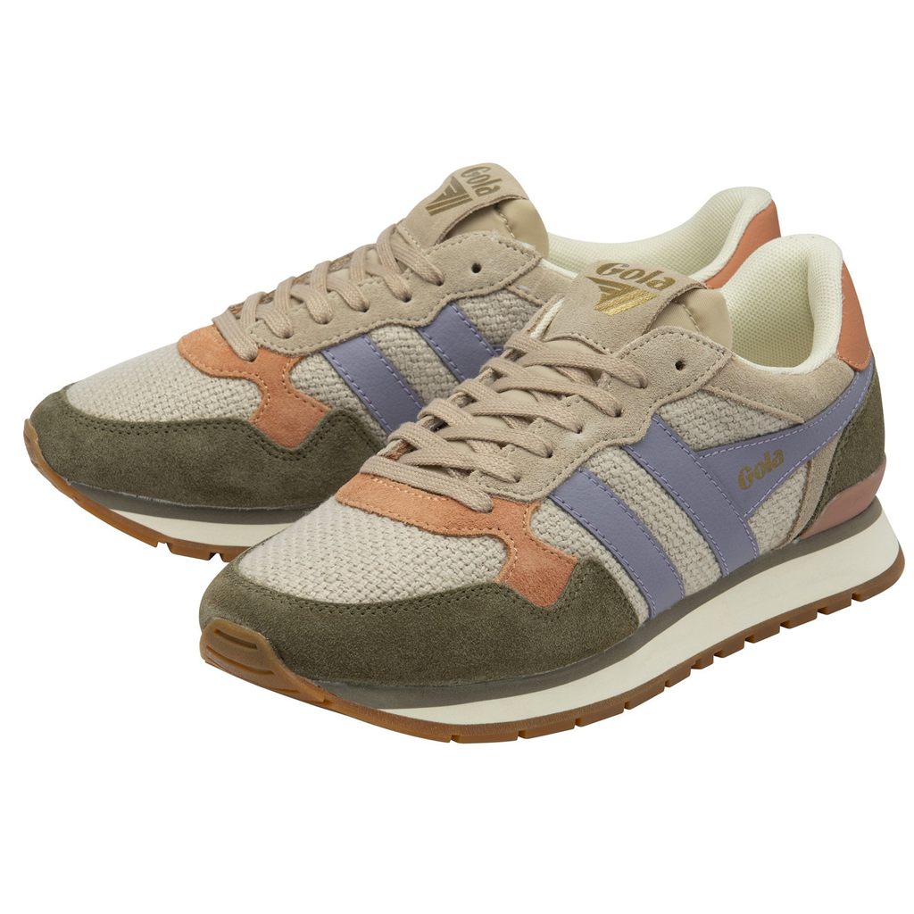 Gola Classics Colorado Sneakers Caqui Lavanda Portugal | KOWU10325