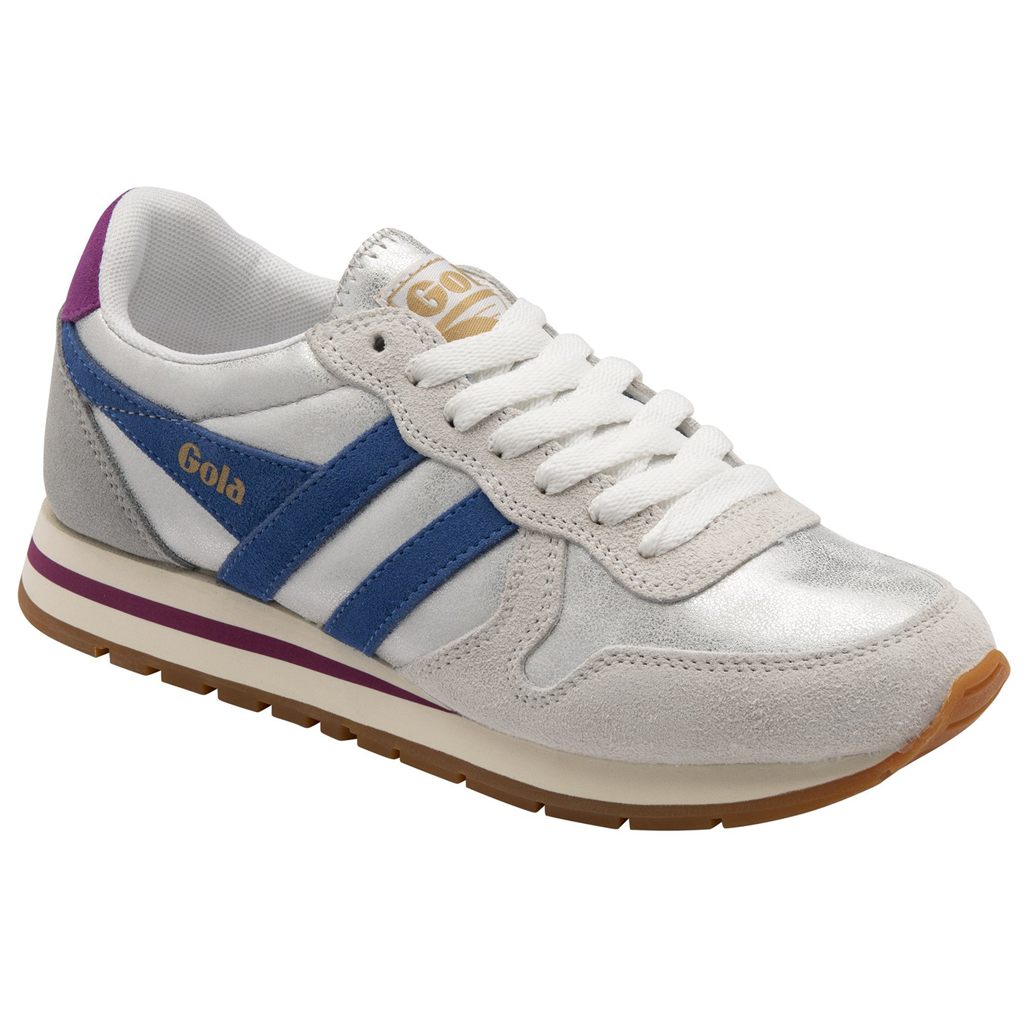 Gola Classics Daytona Blaze Sneakers Branco Portugal | HVUZ69354