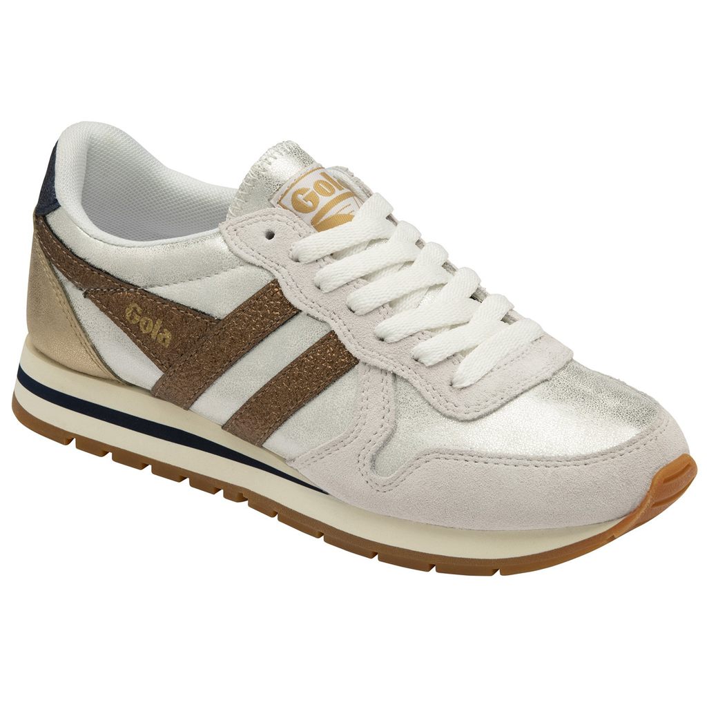 Gola Classics Daytona Blaze Sneakers Branco Cobre Azul Marinho Portugal | PJQC31582
