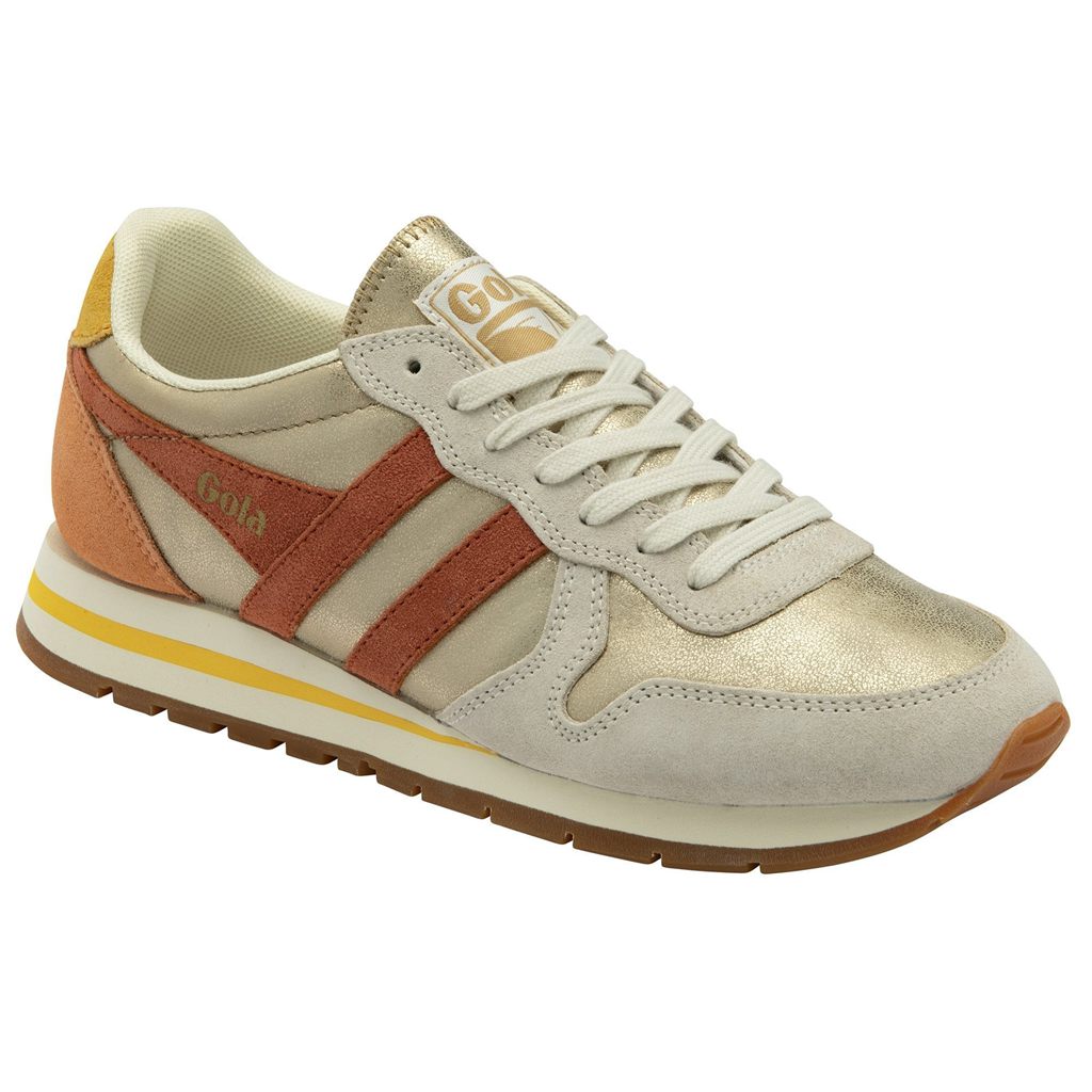 Gola Classics Daytona Blaze Sneakers Douradas Laranja Portugal | VLXS37018