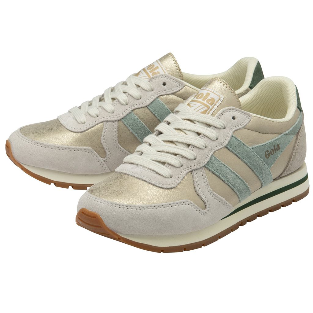 Gola Classics Daytona Blaze Sneakers Douradas Verdes Portugal | VIGP93165