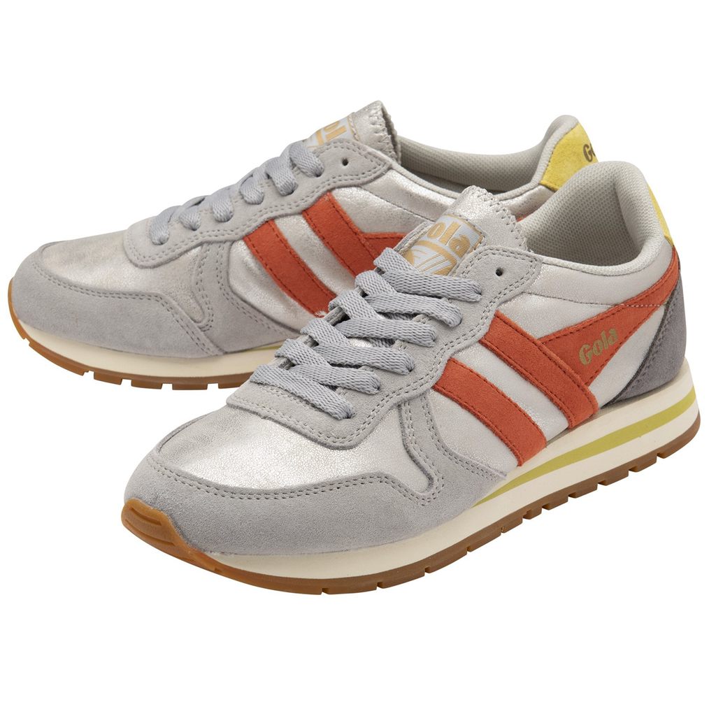 Gola Classics Daytona Blaze Sneakers Prateadas Coral Portugal | UKRJ40639