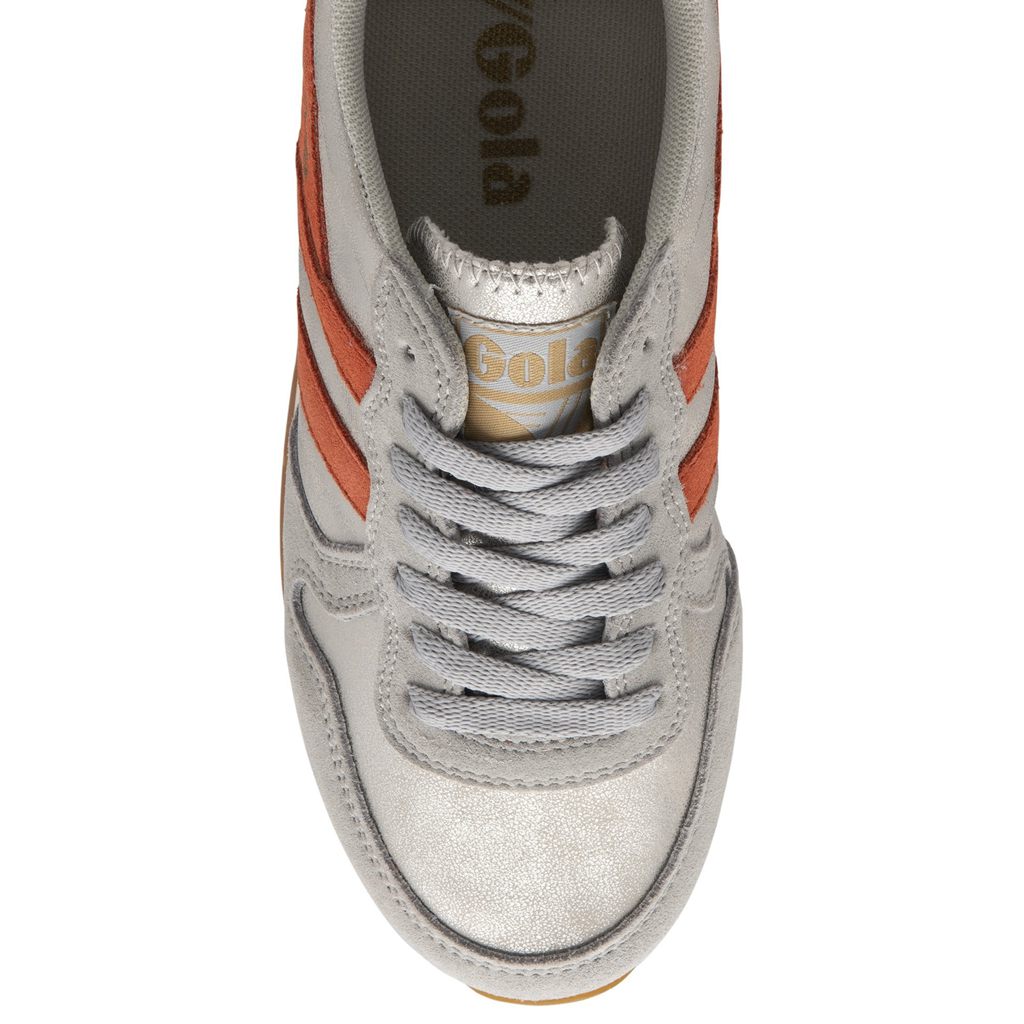 Gola Classics Daytona Blaze Sneakers Prateadas Coral Portugal | UKRJ40639