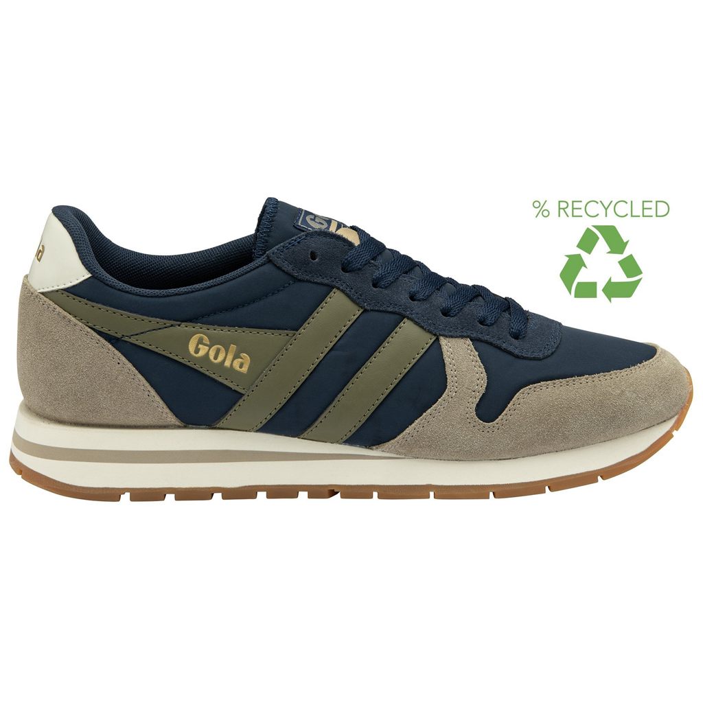 Gola Classics Daytona Chute Sneakers Azul Marinho Caqui Portugal | BTDE75408