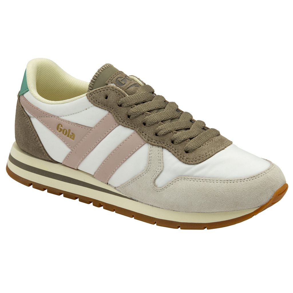 Gola Classics Daytona Chute Sneakers Branco Rosa Portugal | GTYE72149