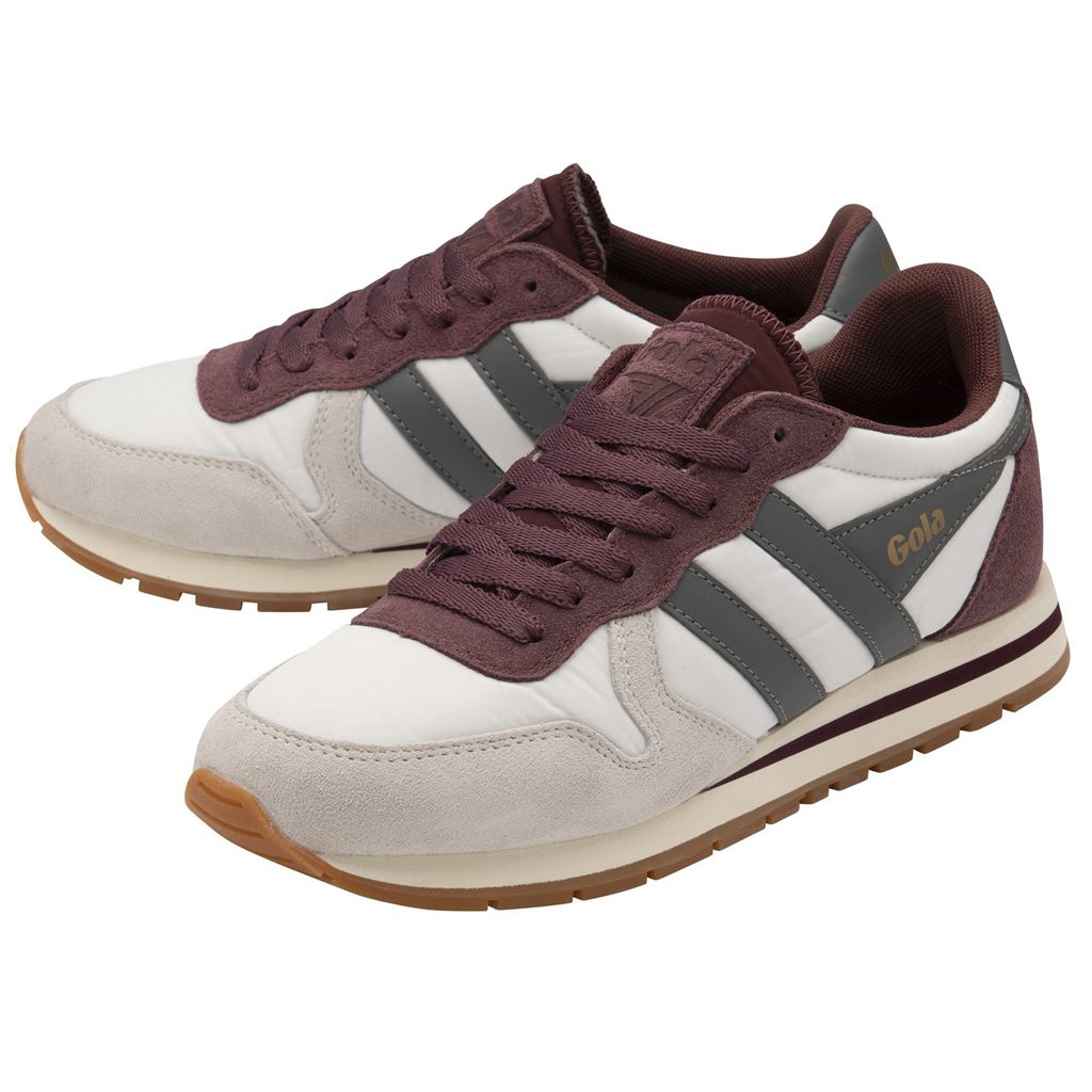 Gola Classics Daytona Chute Sneakers Branco Portugal | HYMB85324