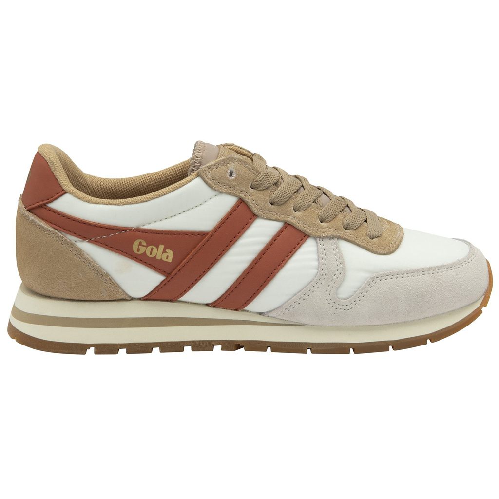 Gola Classics Daytona Chute Sneakers Branco Laranja Portugal | MECS41392
