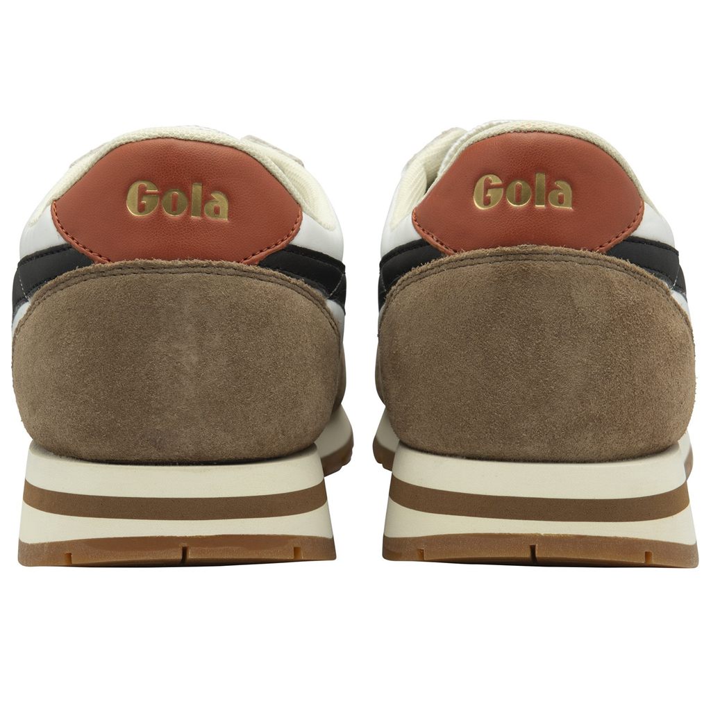 Gola Classics Daytona Chute Sneakers Branco Pretas Portugal | JOIY87243