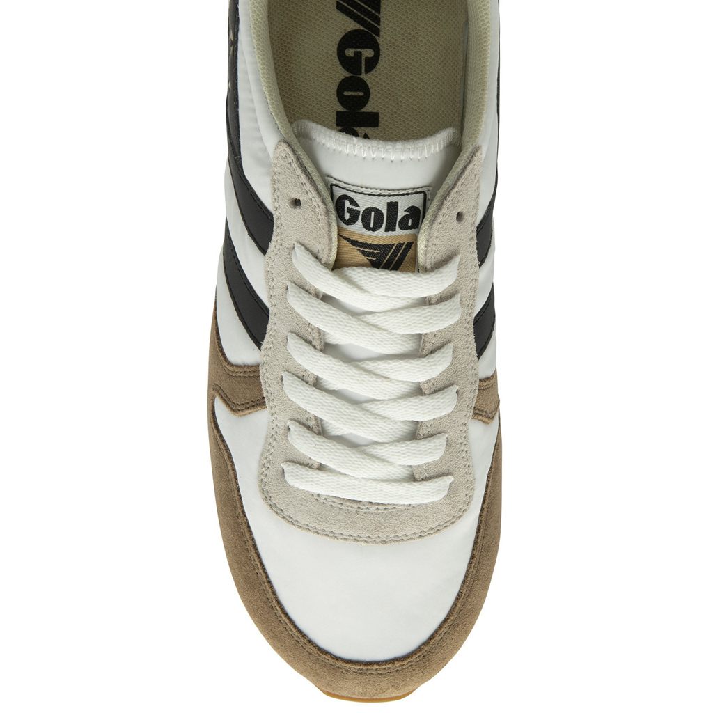 Gola Classics Daytona Chute Sneakers Branco Pretas Portugal | JOIY87243