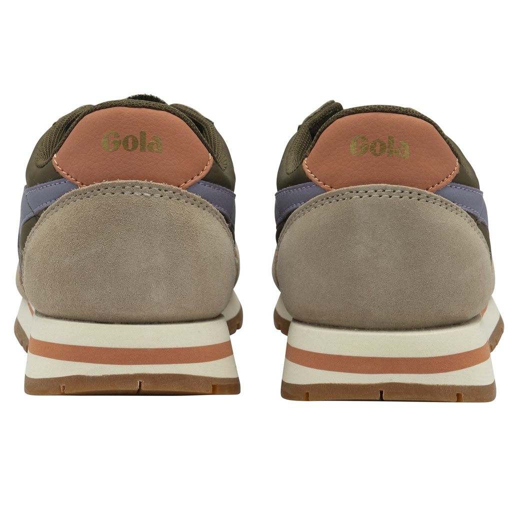 Gola Classics Daytona Chute Sneakers Caqui Lavanda Portugal | SKWB91026