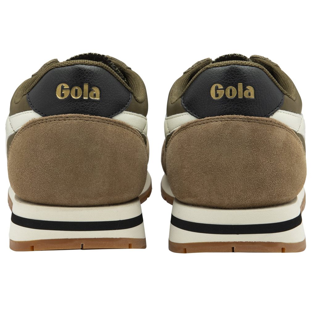 Gola Classics Daytona Chute Sneakers Caqui Branco Portugal | TSCR58246