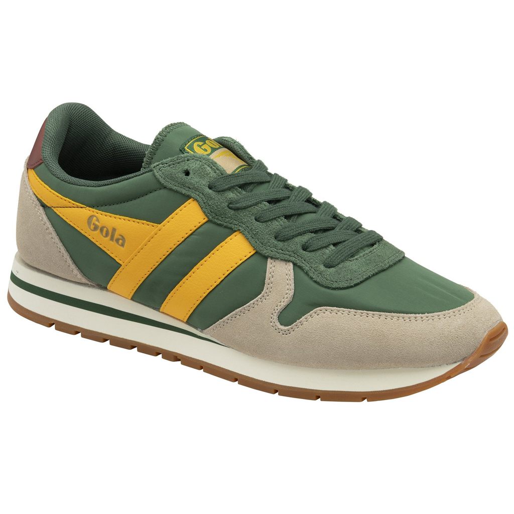 Gola Classics Daytona Chute Sneakers Evergreen Bone Sun Portugal | IWKO54391