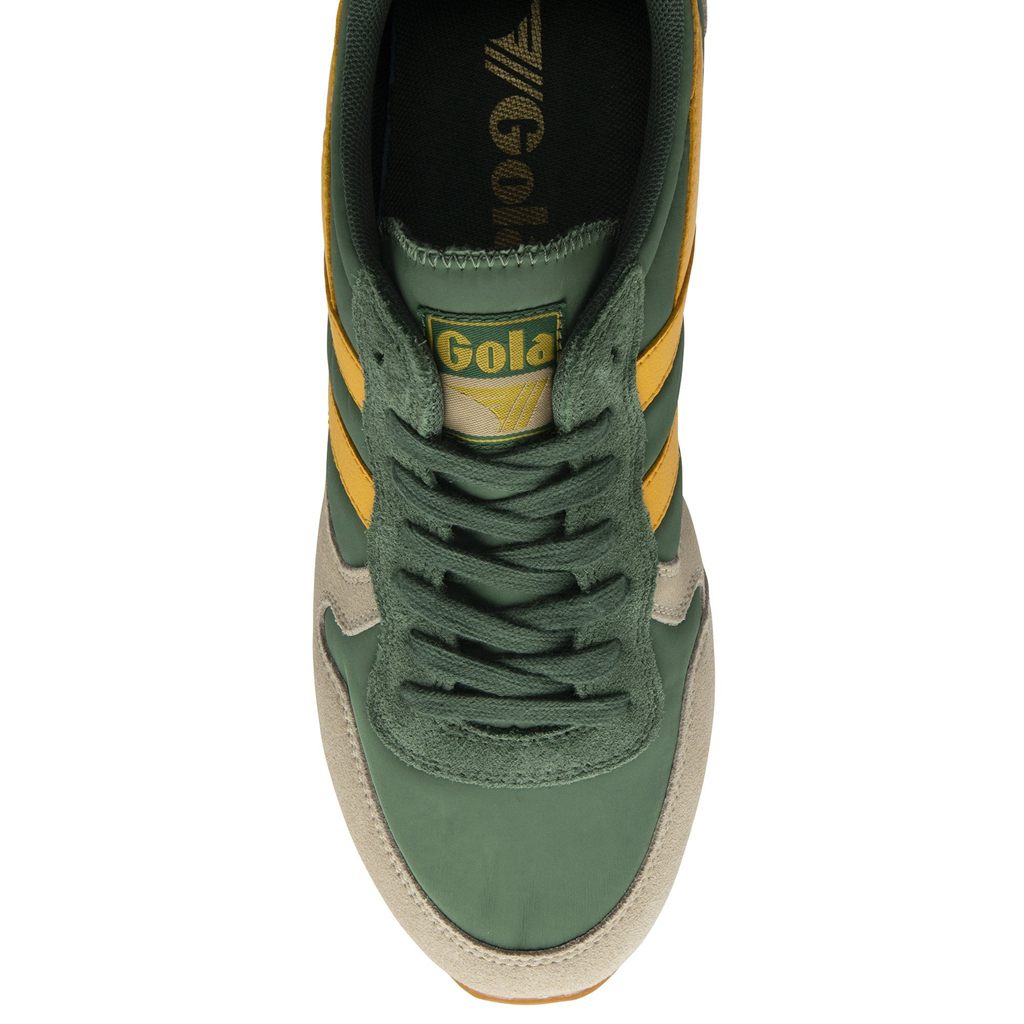 Gola Classics Daytona Chute Sneakers Evergreen Bone Sun Portugal | IWKO54391