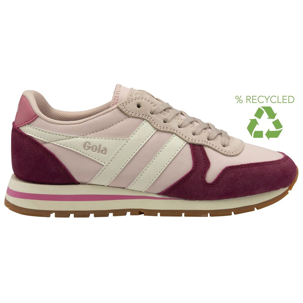 Gola Classics Daytona Chute Sneakers Rosa Branco Portugal | MQBS92187