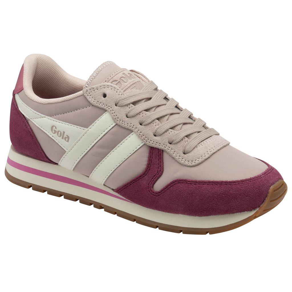 Gola Classics Daytona Chute Sneakers Rosa Branco Portugal | MQBS92187