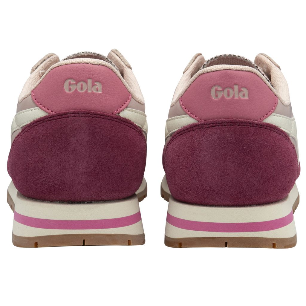 Gola Classics Daytona Chute Sneakers Rosa Branco Portugal | MQBS92187