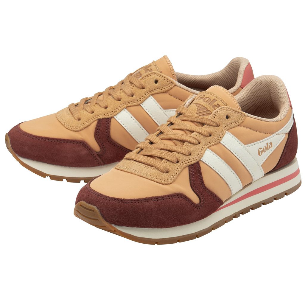 Gola Classics Daytona Chute Sneakers Vermelhas Branco Portugal | MTEY85964