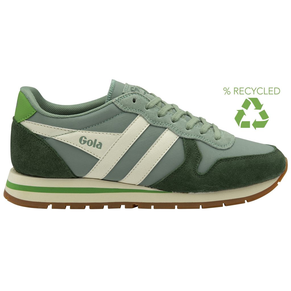 Gola Classics Daytona Chute Sneakers Verdes Branco Portugal | USTY73596